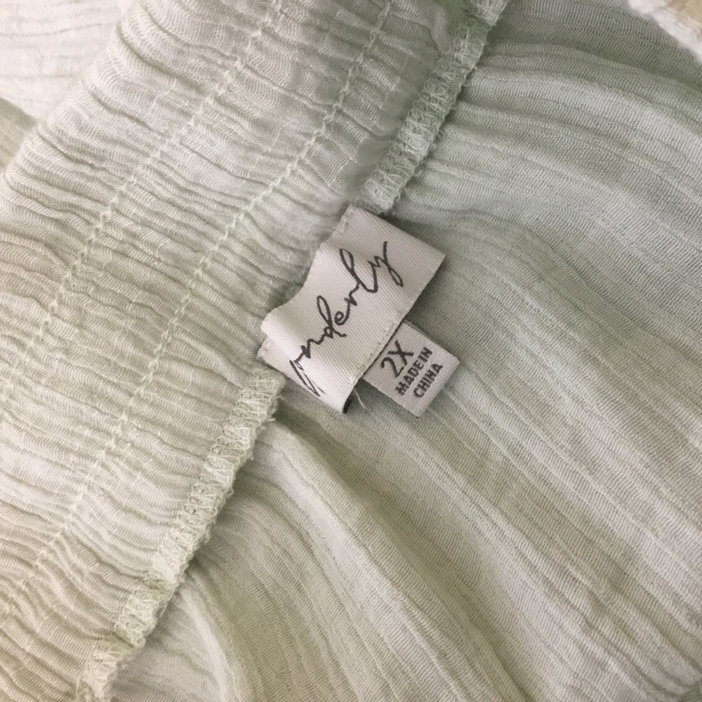 Wonderly Light Green Maxi Skirt - Picture 4 of 5
